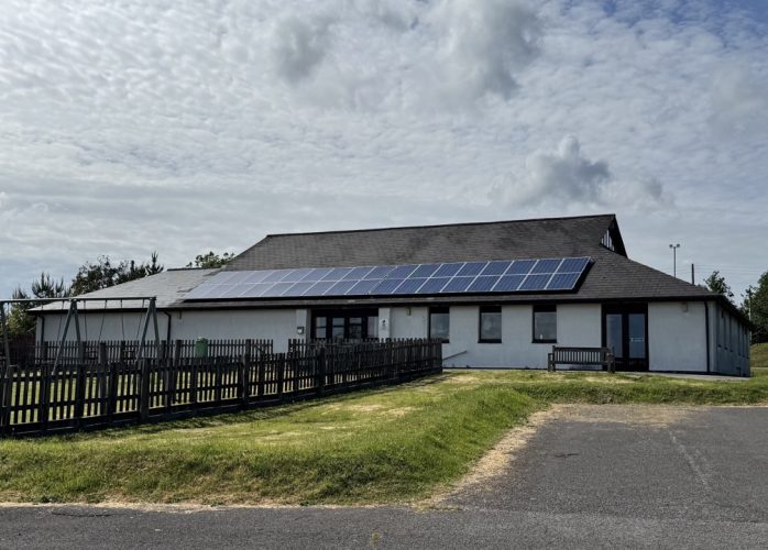 Back of Highampton Village Hall